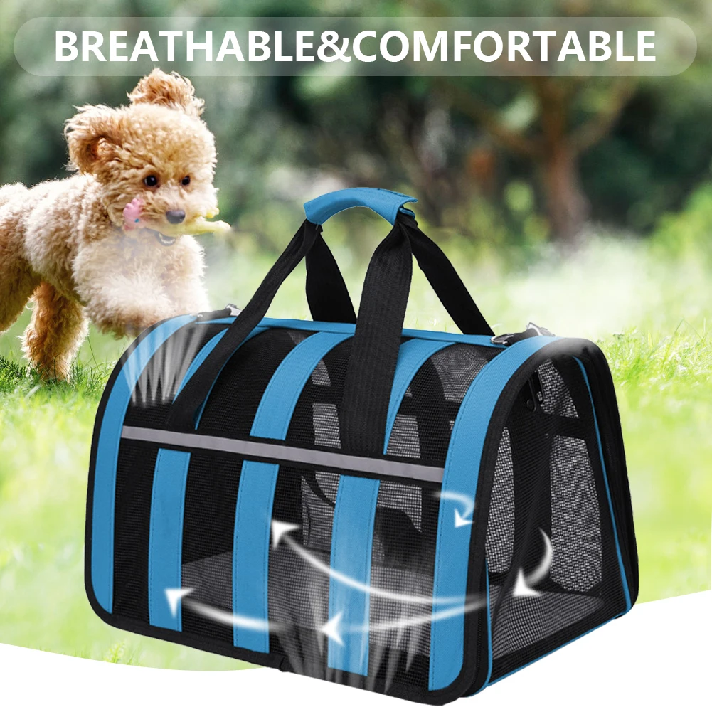 

Pet Carrier Bag Outing Portable Cat Dogs Handbag Summer Breathable Pet Carrier Transport Travel Bag Cat Carrying Shoulder Bags