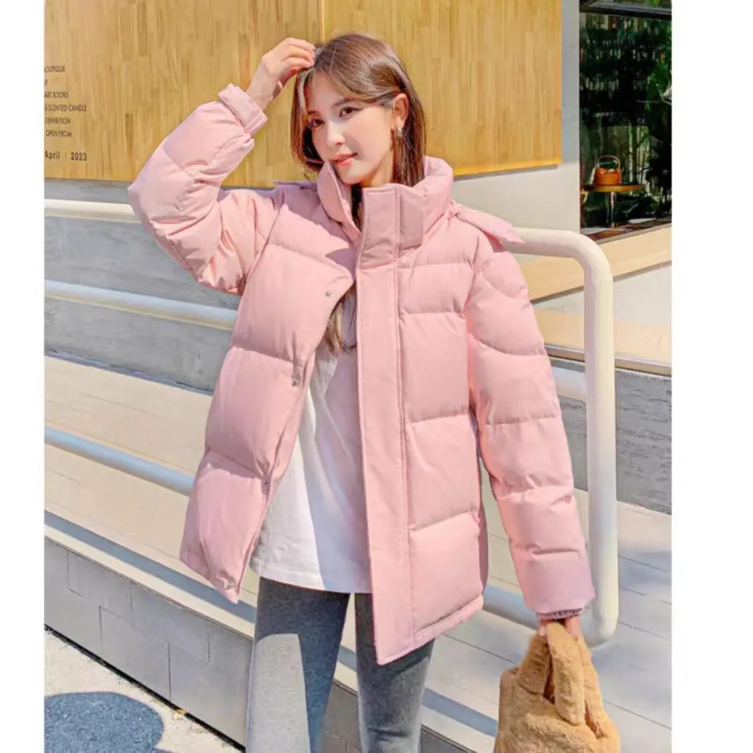 Central Academy of Drama Капюшон Модная утягивающая утолщенная куртка на белом утином пуху