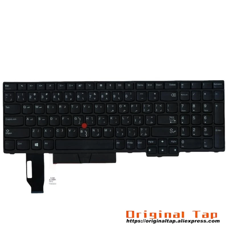 Арабская клавиатура ARA для Lenovo Thinkpad E595 E580 E585 E590 T590 P53S L580 L590 P52 P72 P53 P73 01YP645 01YP565 01YP725