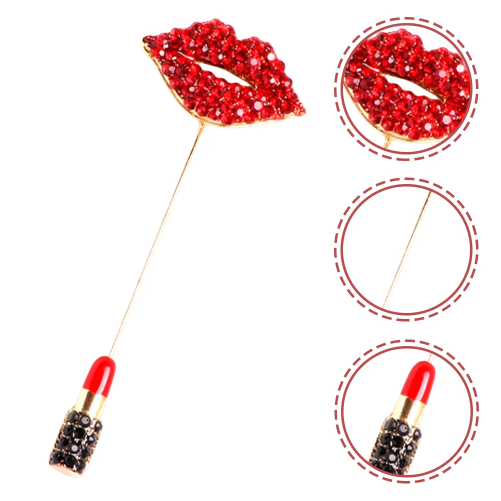 

Pin Clothes Lapel Brooch Hat Brooches Backpack Suit Decor Women Shawl Rhinestone Ornament Badge Clothing Metal Scarf