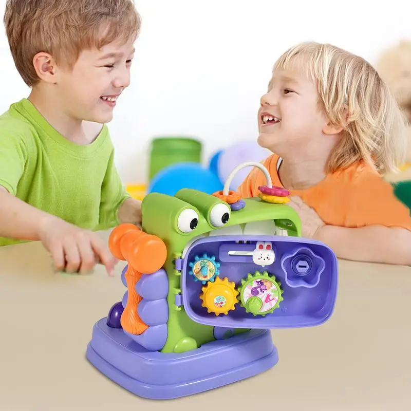 Игра Молот для малышей игрушка мелкой моторики в форме динозавра игра на