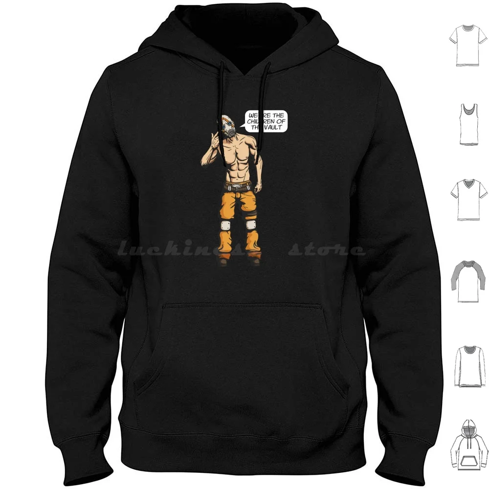 

We Are The Children Of The Hoodie cotton Long Sleeve Fan Art Fanart Game Cult Gamers Psycho Comic