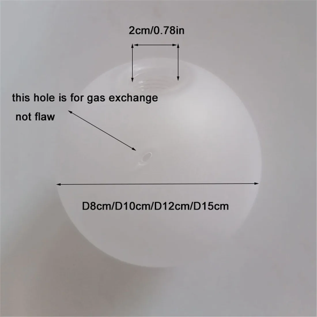Матовый купольный абажур с резьбой G9 8 см 10 12 15
