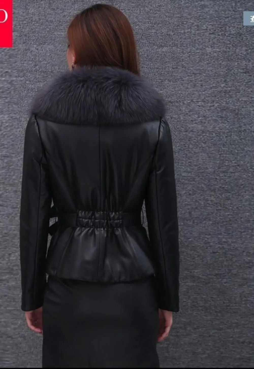 Luxury Hot Sale 2022 New Winter Women Jacket Thick Warm Faux Suede Coat with Belt Faux Fur Collar Pu Leather Jackets Outwear