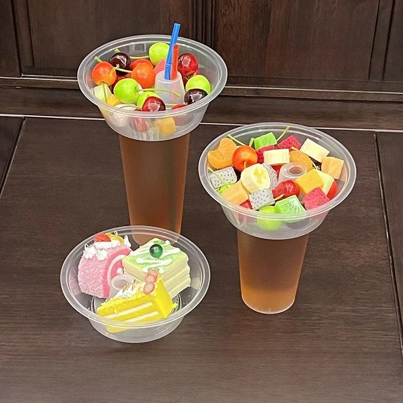 500 шт. одноразовые утолщенные чашки для чая с молоком мл/700 мл ручная чашка