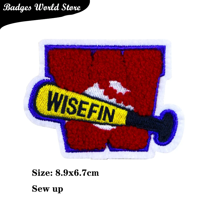 Бейсбольный шест Smile с надписью A B L синельные значки вышивка аппликация нашивки