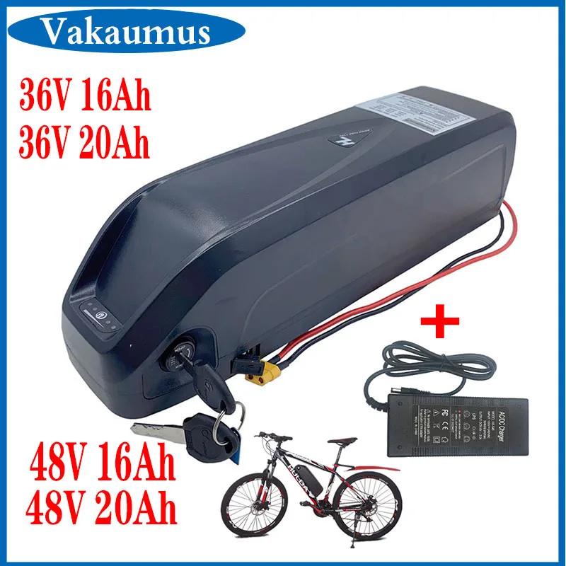 

36V 48V20Ah 13S 18650 EBike Battery Hailong Case With USB 1000W Motorcycle Conversion Kit Bafang Electric Bike US EU Duty Free