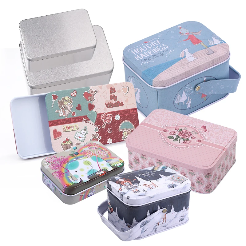 

IMZAY 1Pc Metal Sewing Storage Box Iron Box Empty Box Sewing Accessories Tools Jewelry Container Multifunction Organizer