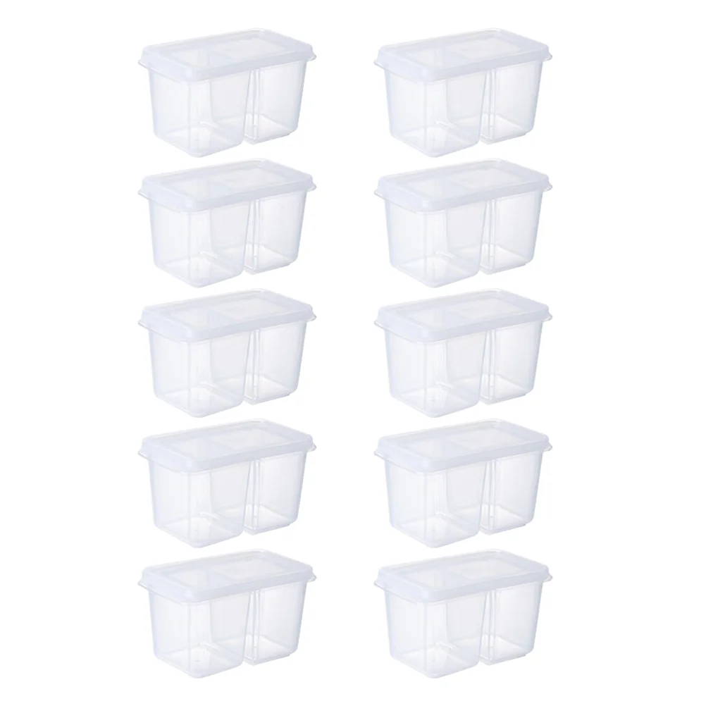

10 Pcs Sauce Container Lid Onion Ginger Garlic Storage Box Crisper Box Sauce Storage Box Storage Box Tool box