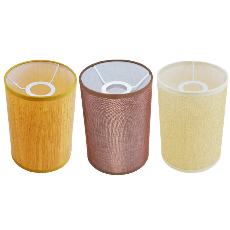 Новая Скандинавская тканевая лампа-Тень для стены настольные лампы крышка