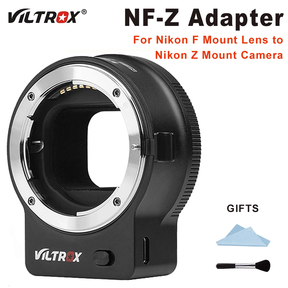 

Viltrox NF-Z Adapter Ring for Nikon F Lens to Nikon Z Mount Ring Auto Focus Cameras ZFC Z5 Z50 Z6 Z7 Z6II Z7 Camera Accessories