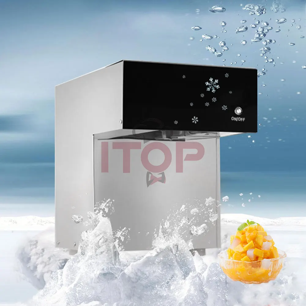 Новый дизайн льдогенератор снега из нержавеющей стали автоматический корейский
