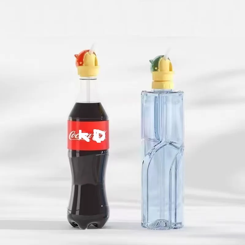 Портативная многоразовая пластиковая крышка для бутылки с водой верхняя