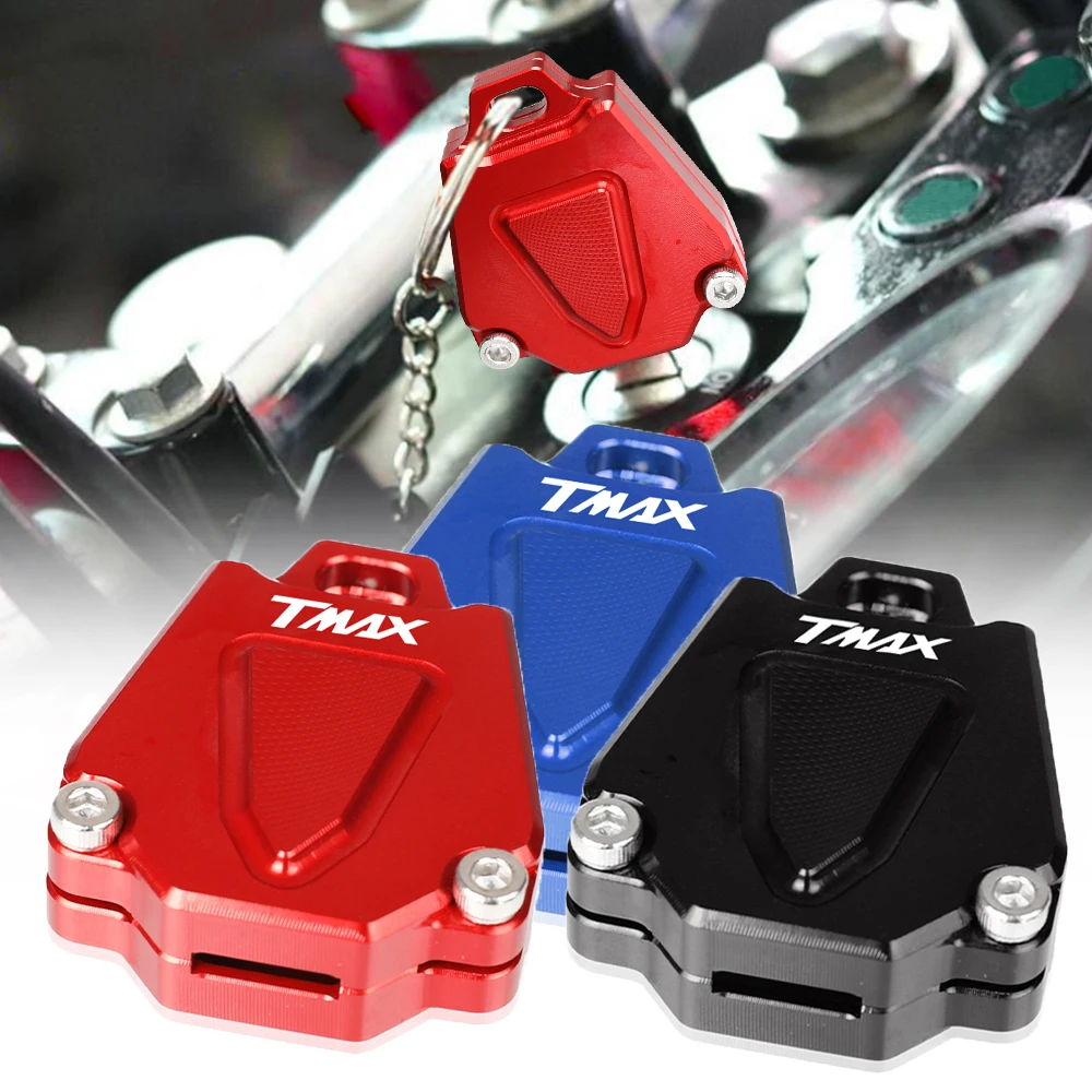 

Защитный чехол для ключей для YAMAHA TMAX500 2022 2021 2020 TMAX 530, Универсальный декоративный брелок для ключей мотоцикла CNC, чехол для ключей