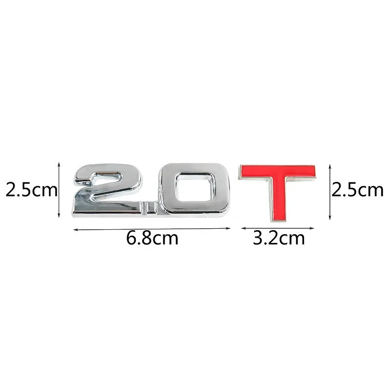 

Новый автомобиль 3D Металл 1.6T 1.8T 2.0T 2.8T Наклейка с логотипом Эмблема Значок Наклейки для Mazda KIA Renault TOYOTA BMW Ford Focus Стайлинг автомобиля