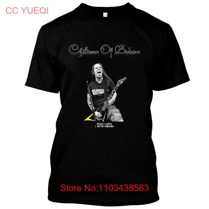 Фото Новая ограниченная серия футболок NWT RIP Alexi Laiho Kids Of Bodom Essential L XL 2XL с длинным или коротким рукавом №1