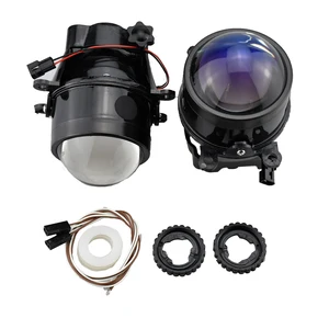 1Pair 3.0 Inch Adjustment Bracket Bi-Xenon Fog Light Waterproof Projector Lens H11 for J-eep Compass 2011-2017 Renegade BU 15-19