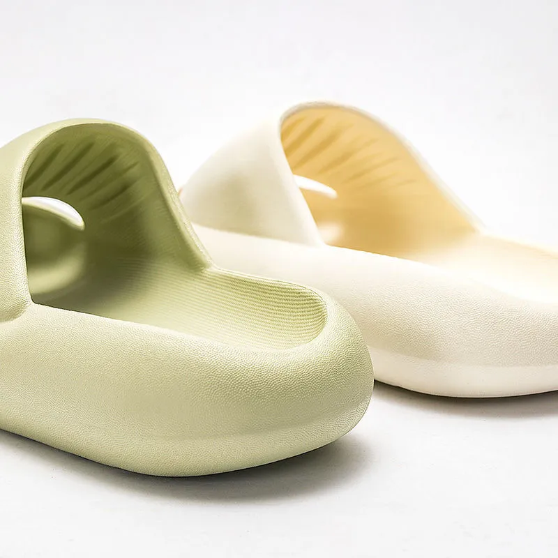 Women Thick Platform Slippers Summer Beach Eva Soft Sole Slide Men Sandals Casual Couple Indoor Bathroom Anti-Slip Shoes