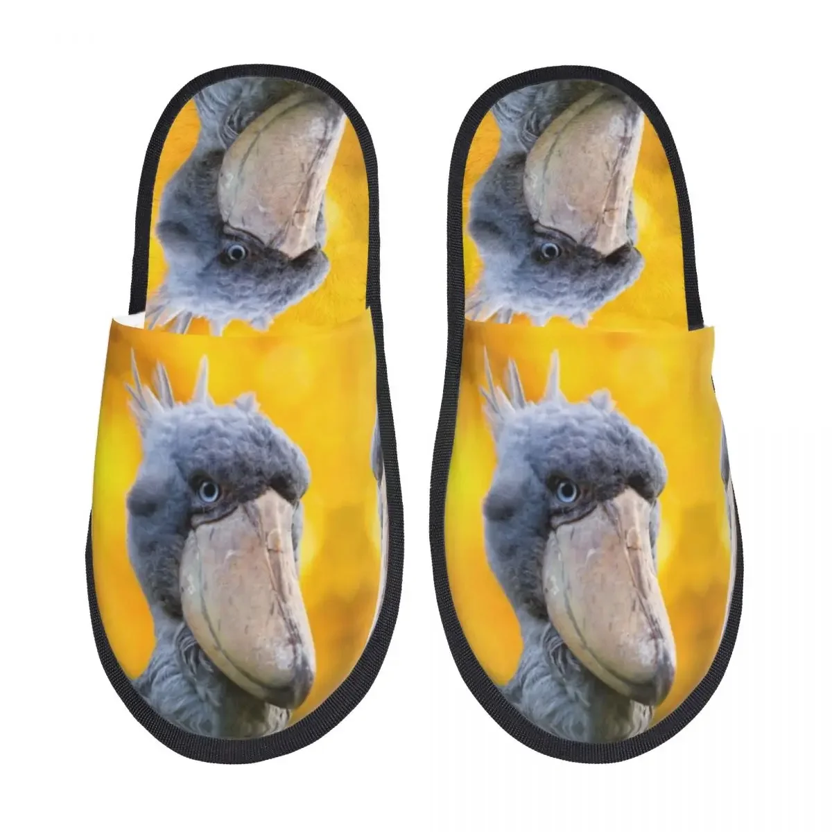 Домашние тапочки Shoebill Head плюшевые осенне-зимняя обувь домашний плоский пол для