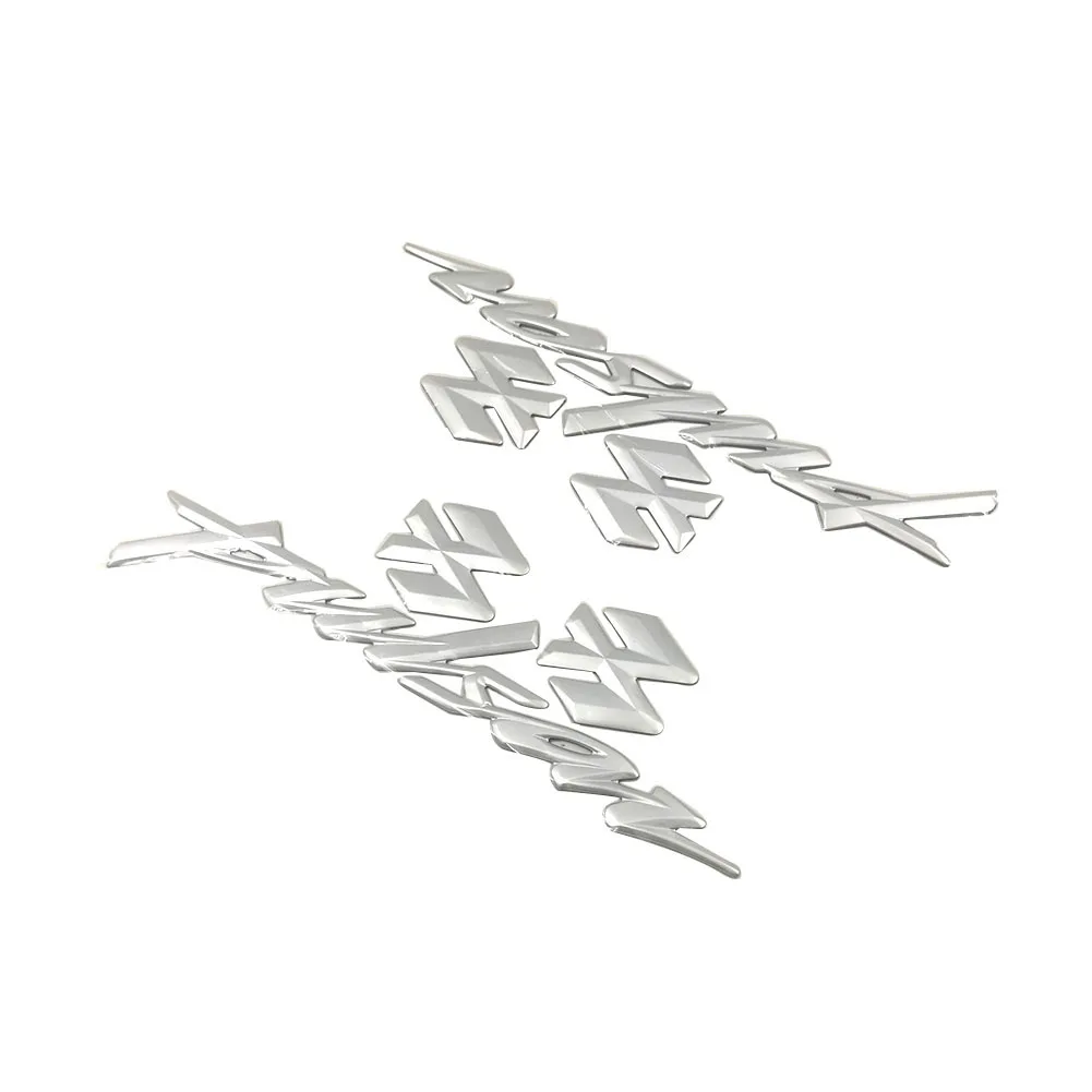 2 шт. для Мотоцикла Bajaj Pulsar 3D Серебристые наклейки эмблема значок аксессуары