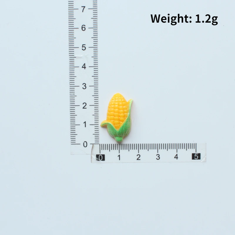 10 шт. имитация фруктов кукурузы милая искусственная зернистая смола фото