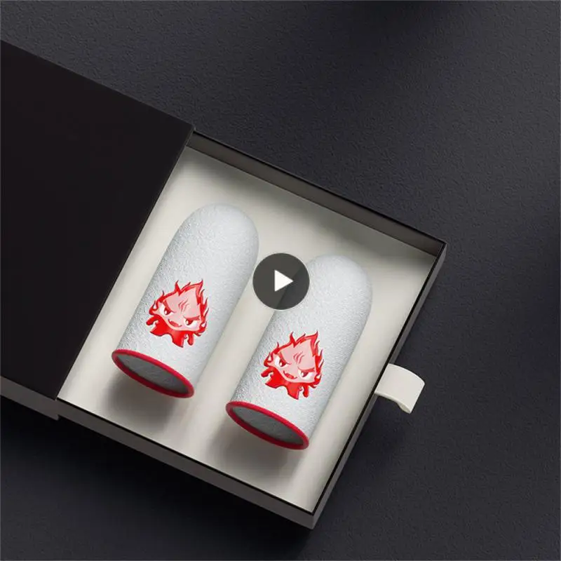 

Sensitive Game Controller Washable Touch Screen Gloves Luminous Finger Cover Mobile Games For Gamer Sweat-proof Gaming Fingertip