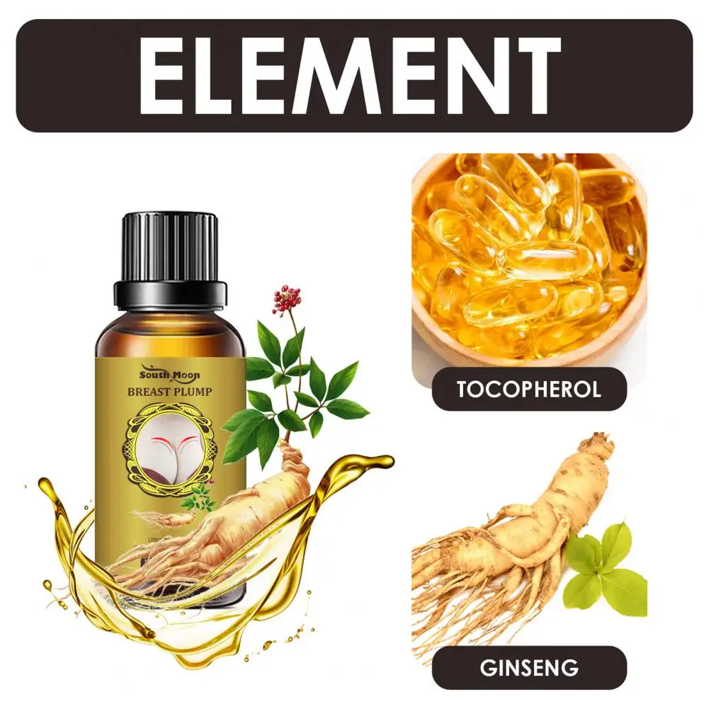 Женьшень масло для подтяжки груди увеличение большой бюст массаж эфирное