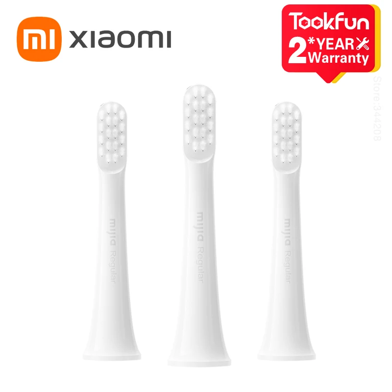 

Оригинальные XIAOMI MIJIA T100 Sonic Smart электрические насадки для зубных щеток 3 шт. DuPont запасные части для щеток упаковка гигиены полости рта