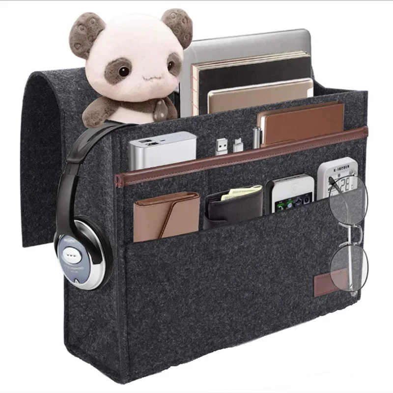 Прикроватная рама для общежития карман хранения можно использовать планшета