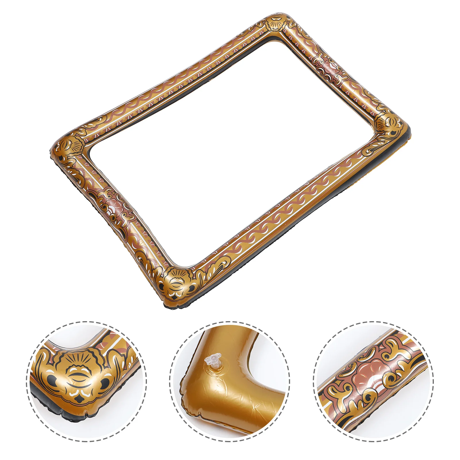 

Vintage Picture Frame Selfie Picture Frame Festival Party Decor Retro Party Decoration Inflatable Photo Booth Frame