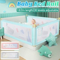 new baby playpen child bed safety barrier gate sleep protector for kids anti fall security rail side protective toddler fence