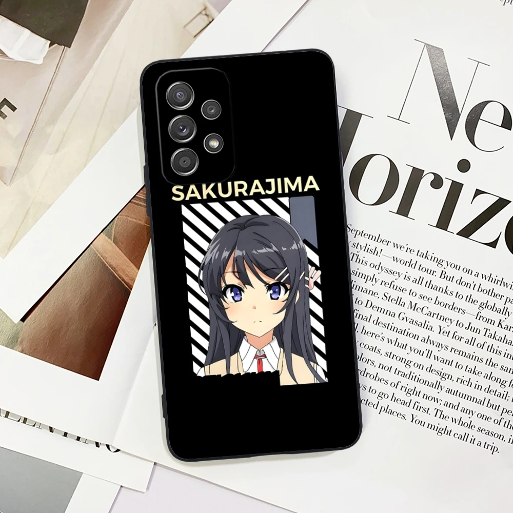 Чехол с рисунком аниме Mai Sakurajima мобильный телефон для Samsung Galaxy Note 20 10 Plus