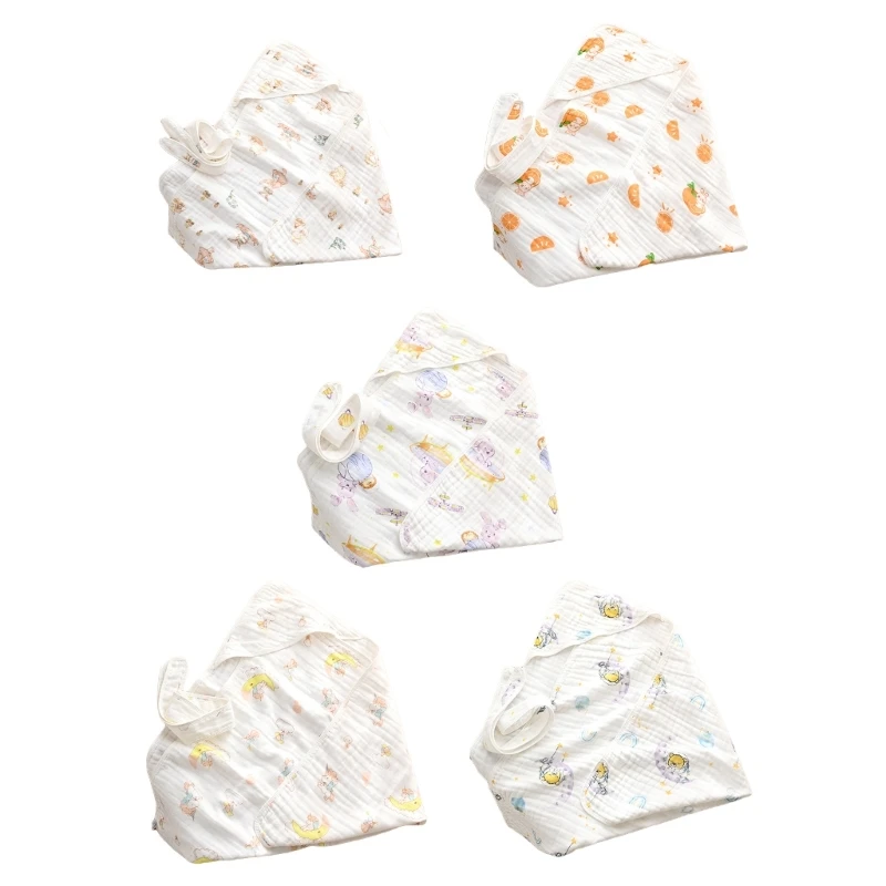 

New Baby Wrap Towel Swaddle Blanket Cotton Sleeping Bag Breathable Blanket Infant Stroller Wrap Blanket Newborn Shower Gift