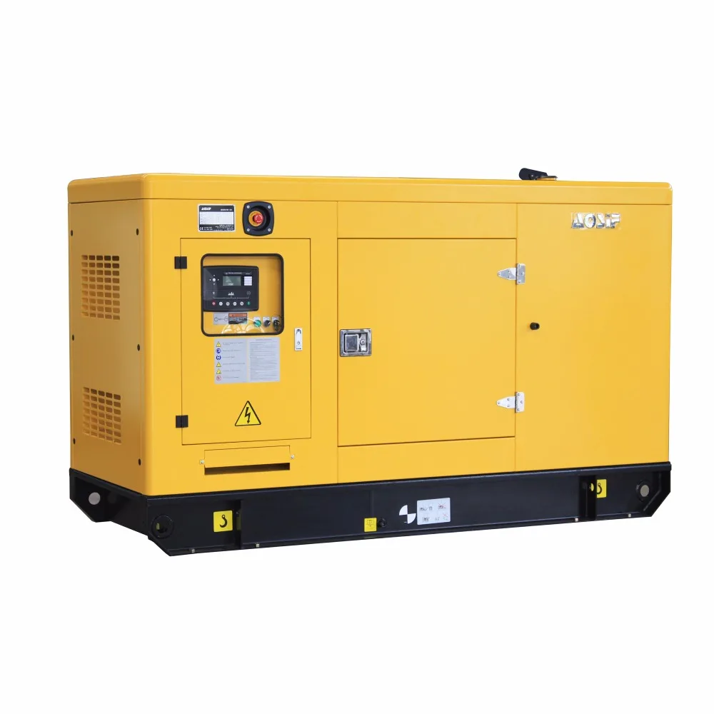 20kva желтый маленький Бесшумный Генератор