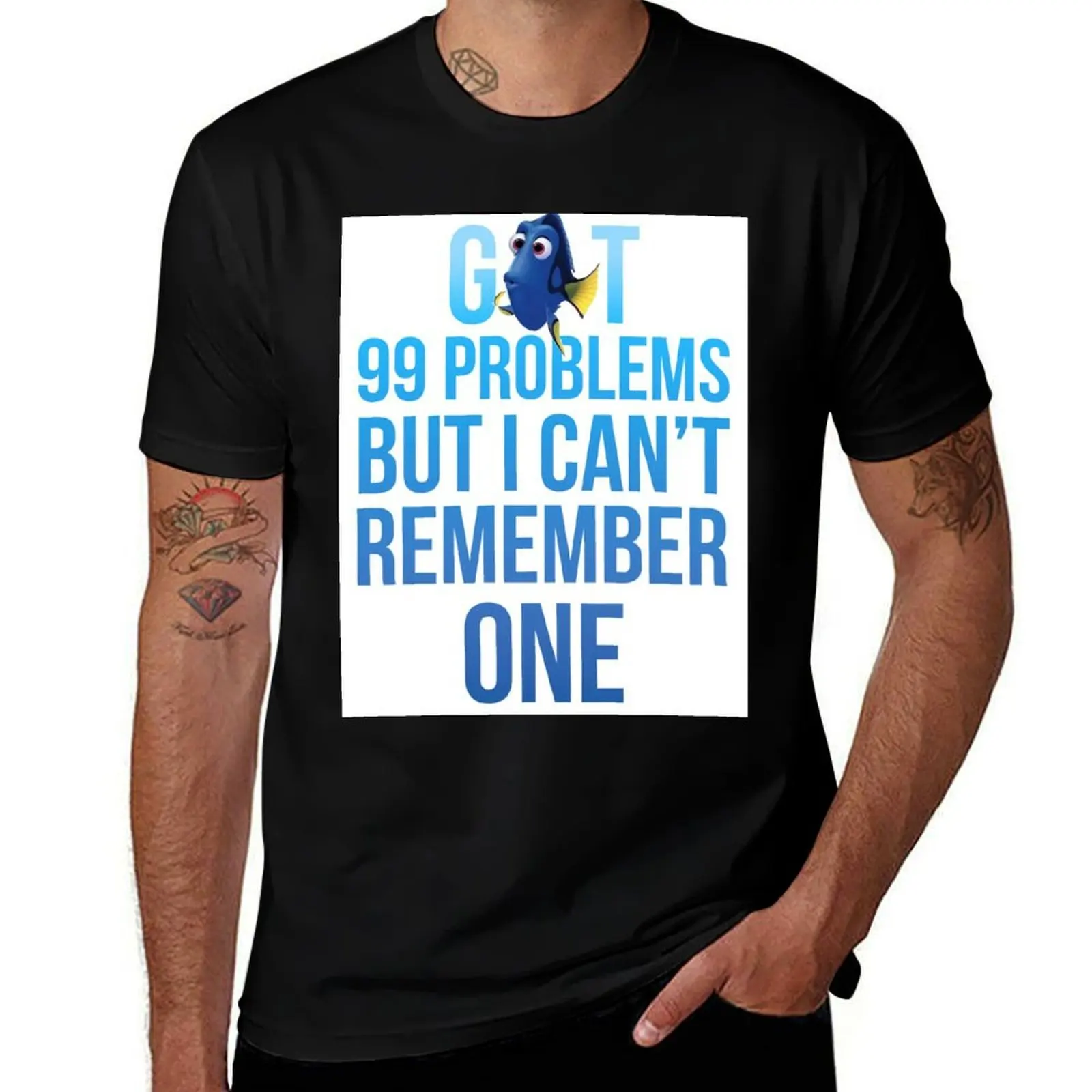 Фото Футболка Got 99 Problems-Dory, спортивная повседневная дышащая футболка №1