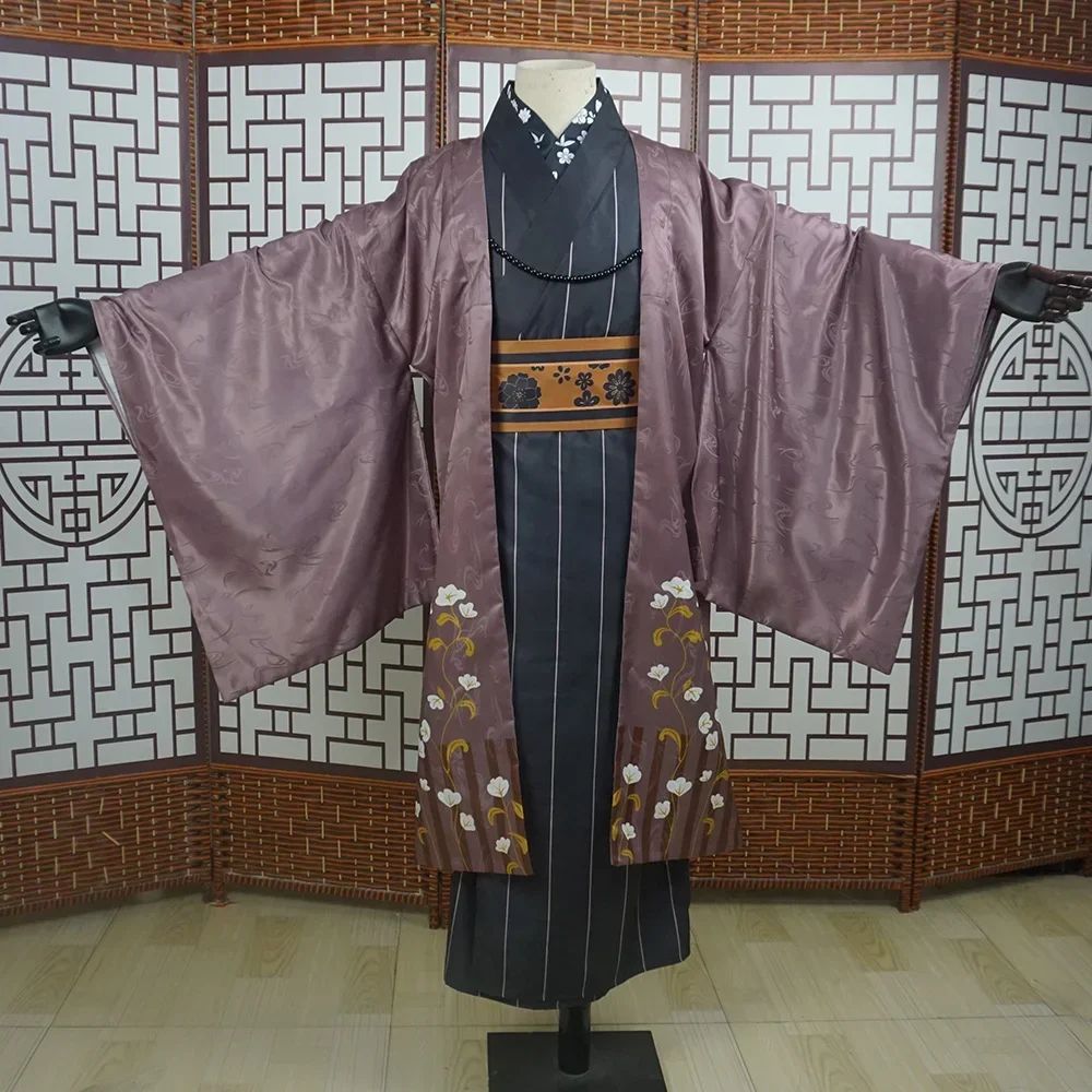 VTuber NIJISANJI Luxiem новогоднее кимоно Shu Yamino Ike Eveland Vox Akuma Mysta Rias Luca Kaneshiro Косплей Костюм