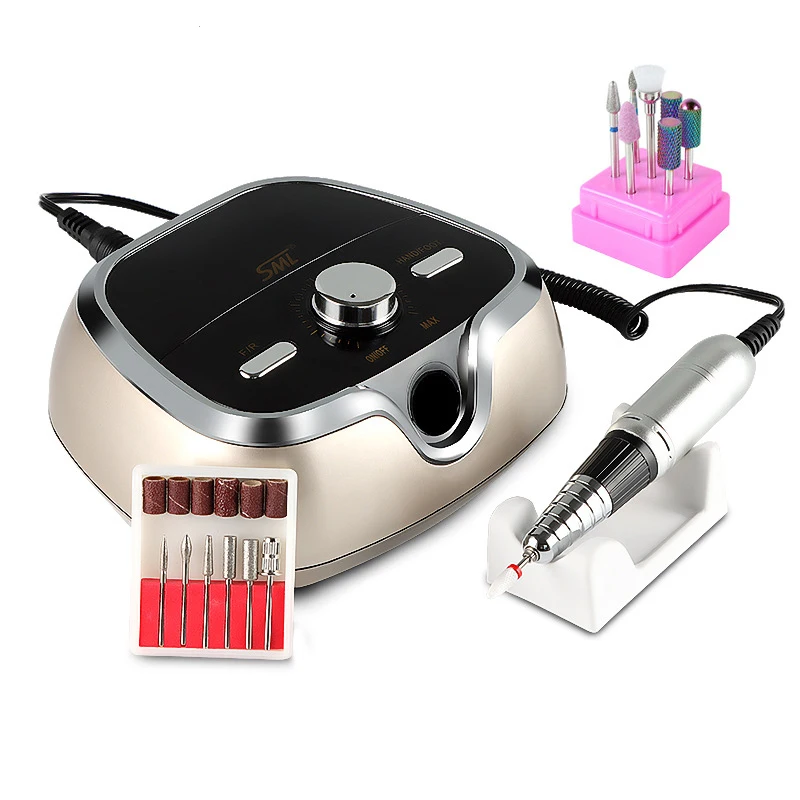 35000 RPM Nail Drill Machine Set Professional Strong Electric Nail Sander Low Noise Manicure Machine Gel Polishing Removal Tool