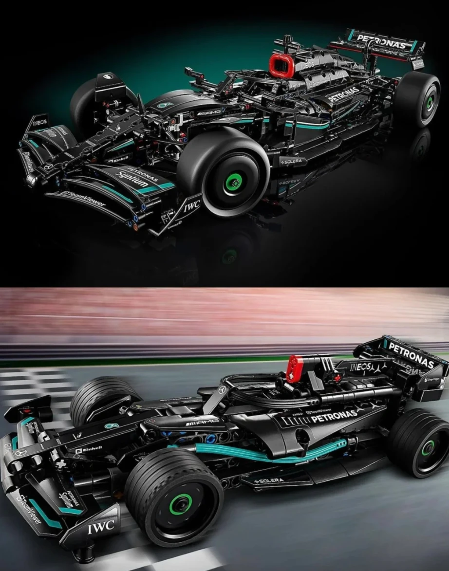 1642 шт. технические скоростные гонки F1 W14 E Performance автомобильные строительные блоки