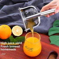 portable stainless steel manual pressure lemon squeezer juice extractor tool single hand fruit kitchen tools accessories cocina