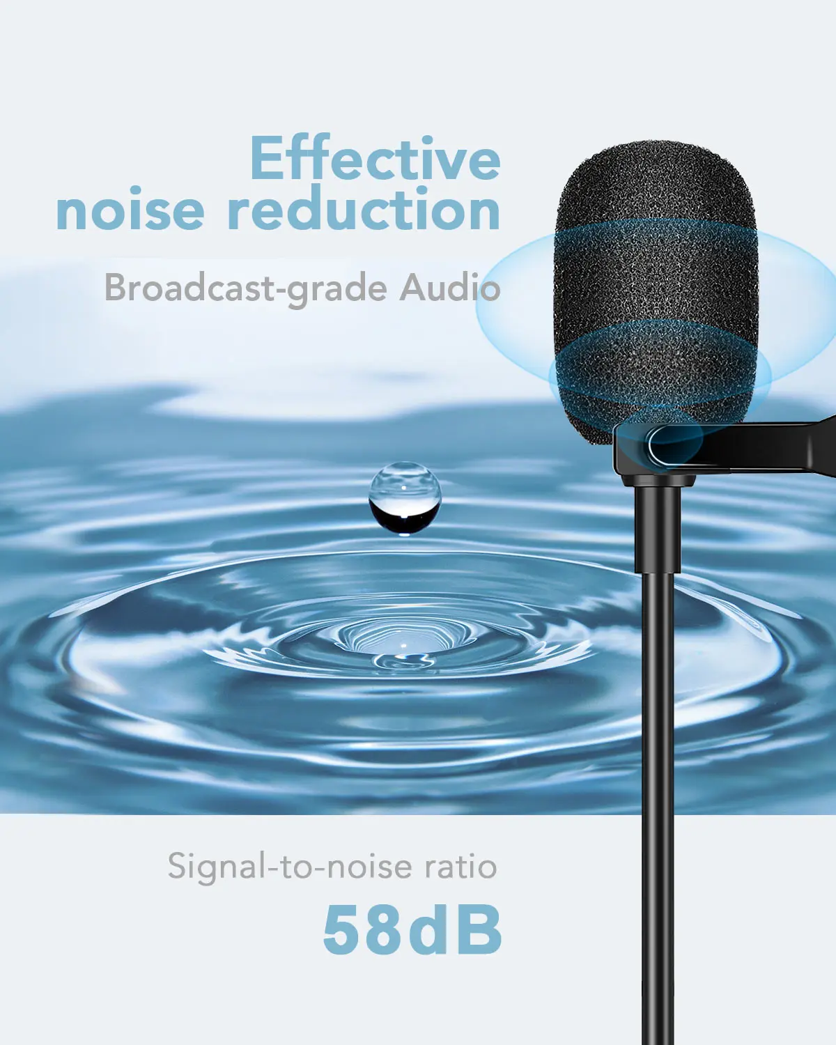 Беспроводной микрофон AODELAN WM1 60 м 2 4 ГГц