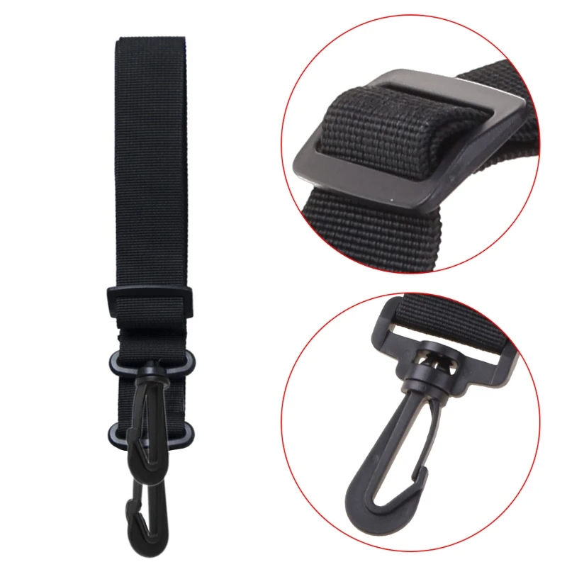 

Pram Stroller Shoulder Strap Wheelchair Carriage Bag Carry Strap Hooks Hanger