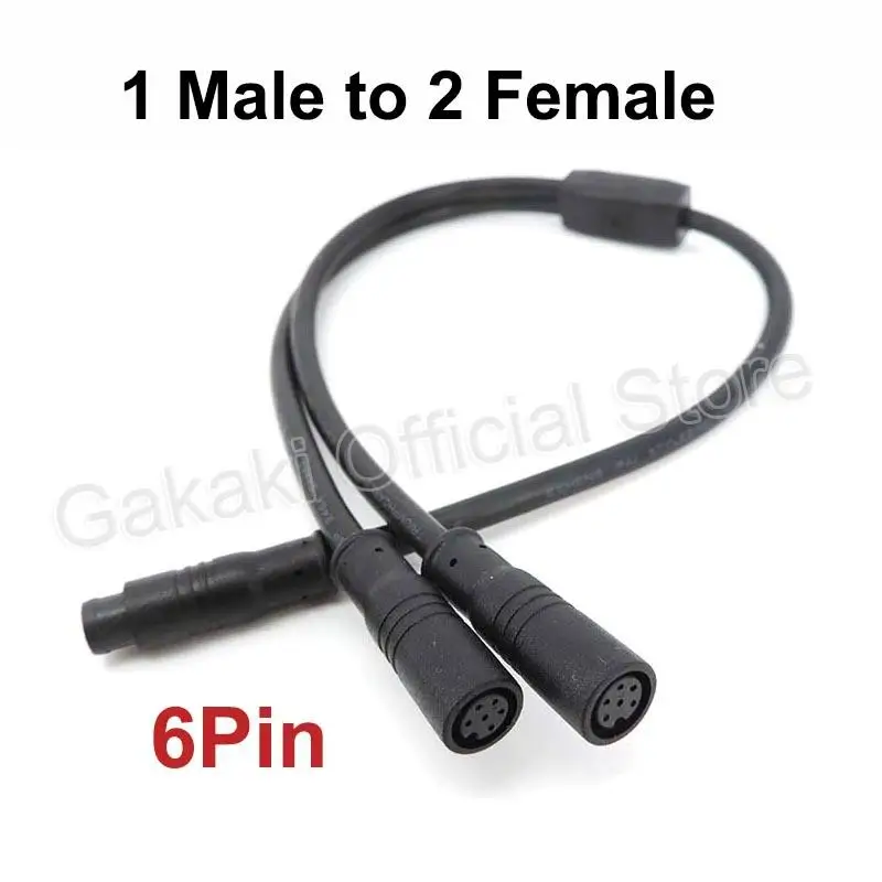 

2-контактный 3-контактный 4-контактный 5-контактный 6-контактный 1 штекер на 2 гнезда электрического велосипеда для скутера, датчик тормозного сигнала M8 Y, разветвитель, кабель для электронного велосипеда