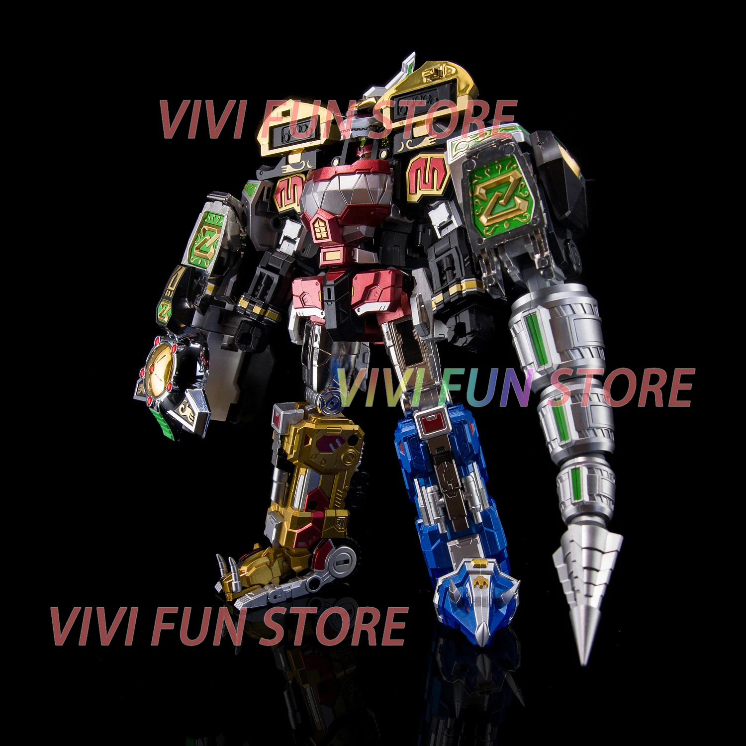 Фото В наличии: LUCKY CAT MC-03S DRAGOOZORD Dragon Caesar DINO MEGAZORD — модель динозавра, совместимая с игрушками Kyoryu Sentai Zyuranger, комбинированная экшн-фигурка №2