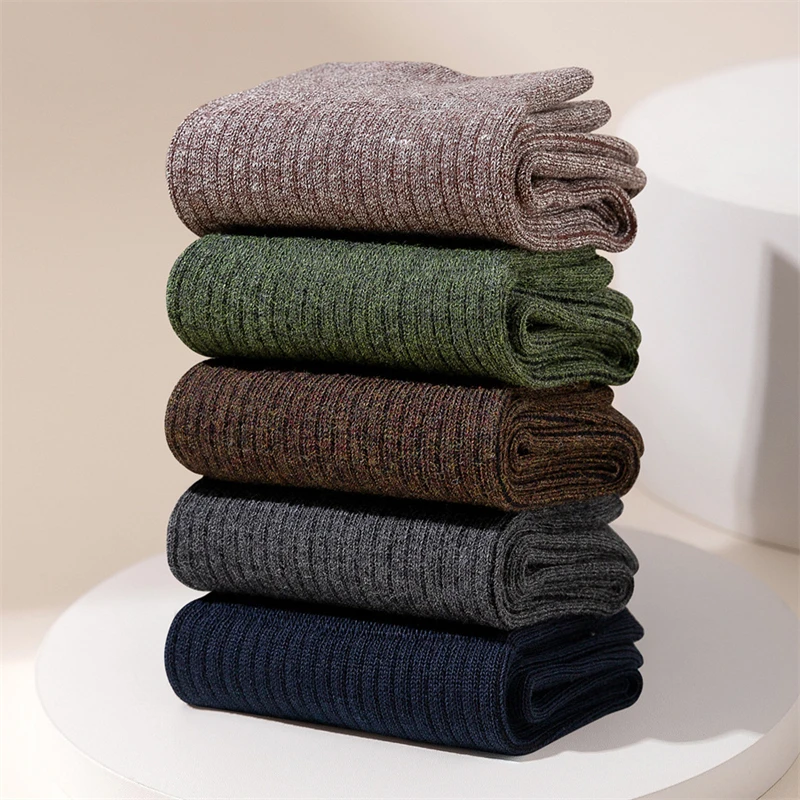 5 Pairs Per Lot New Man Socks High Quality Autumn Solid Color Breathable 98% Cotton Men's Short Socks Casual Simple Absorb Sweat