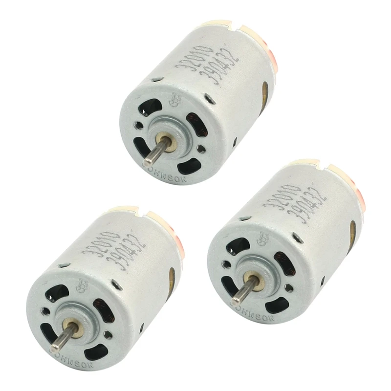 

Hot-3X High Speed Magnetic Motor For Electric Toy Plush, DC 12V 21000RPM