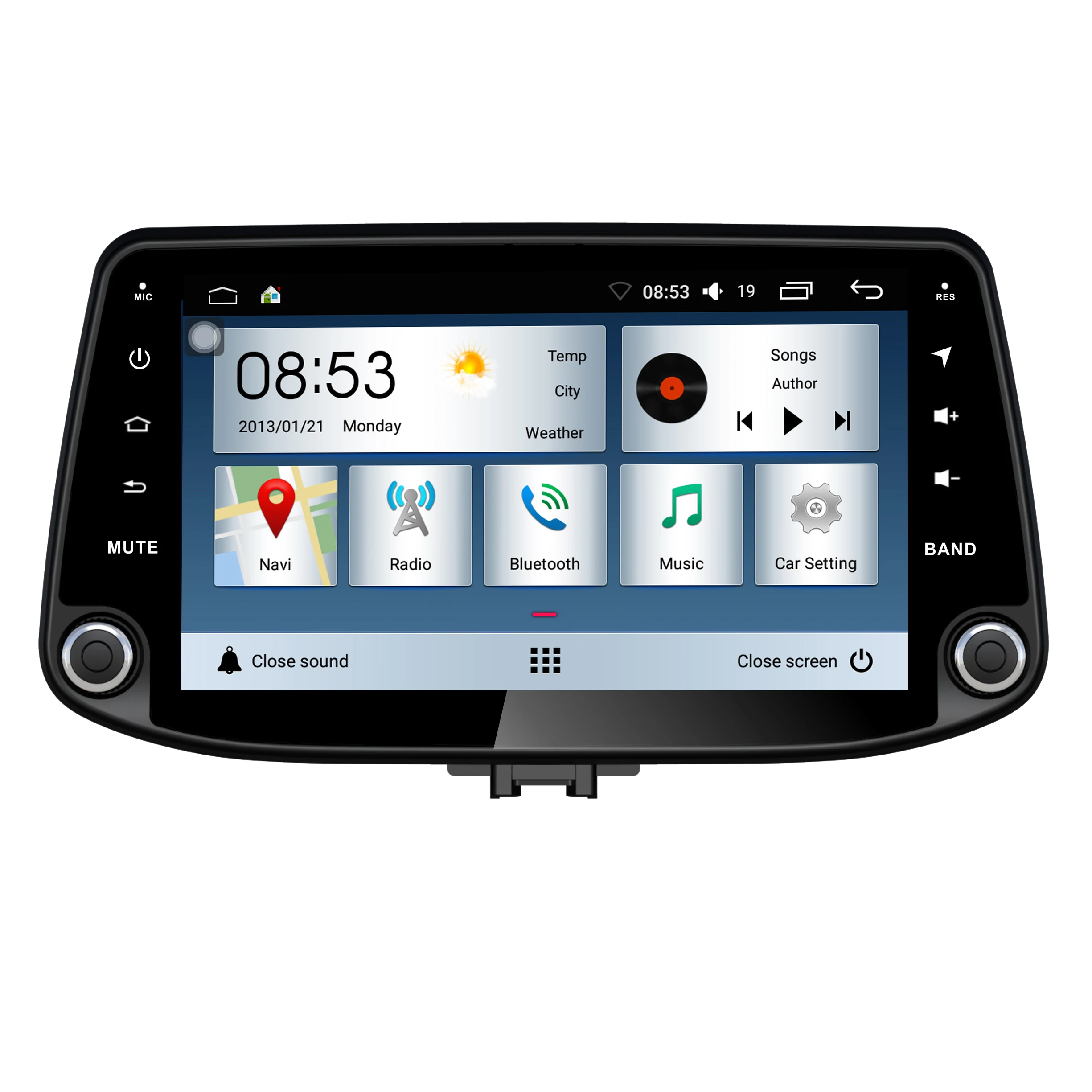 

9 inch android 9.0 car dvd player for i30 2017 2018 2019 OCTA CORE 4G RAM 64G ROM GPS NAVIGATION STEREO MEDIA AUTO CARPLAY