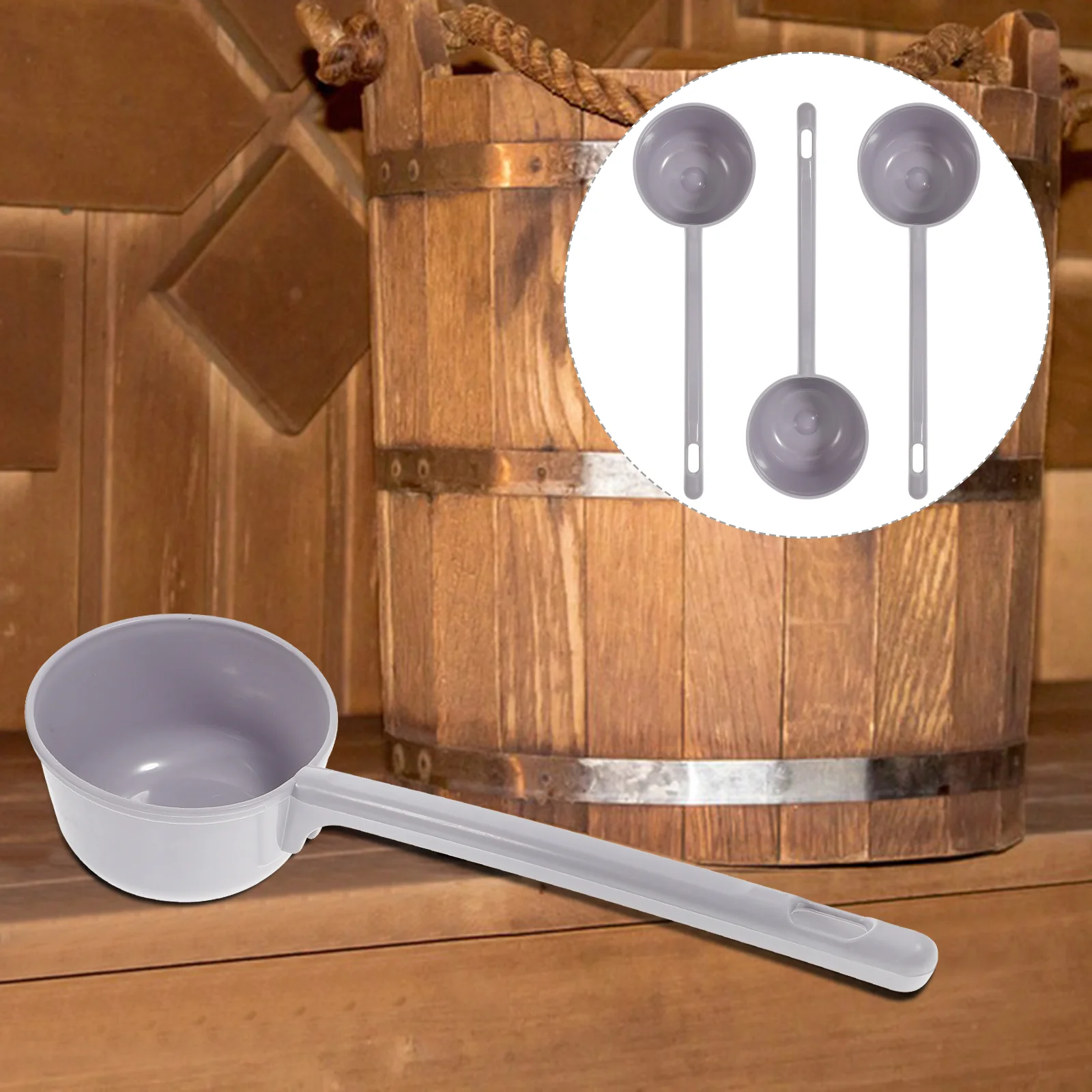 

Ladlescoop Bath Handledipperkitchen Spooncup Washing Hair Shampoo Bathing Scooper Wateringrinse Garden Gadget Porridge