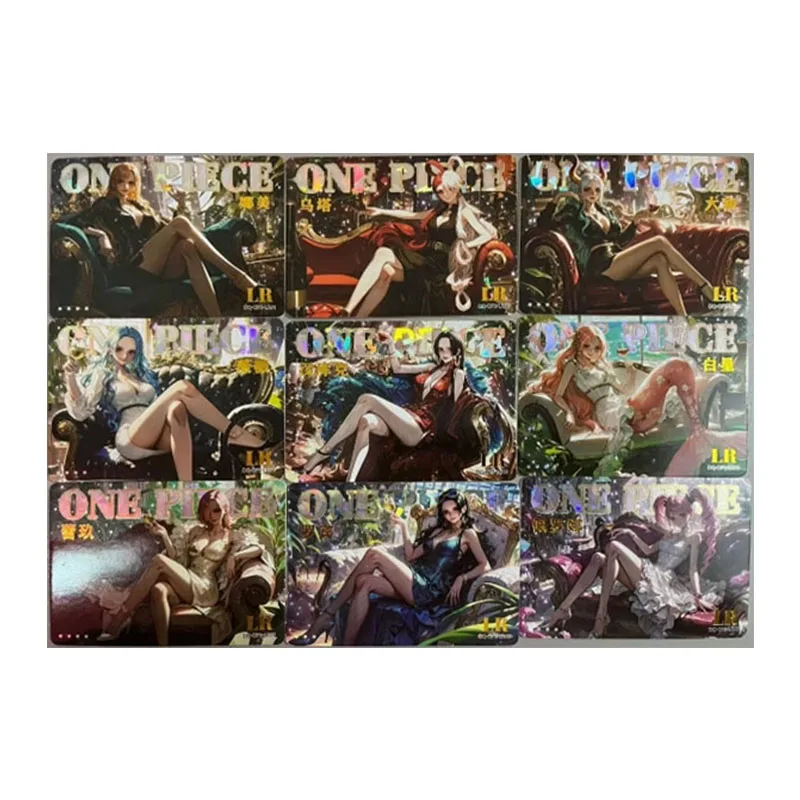 Аниме ONE PIECE Rare EX SP SLP XR JK SGR MR SLR LR STR ZR BP Коллекционные карты Vivi Hancock Nami Игрушки для
