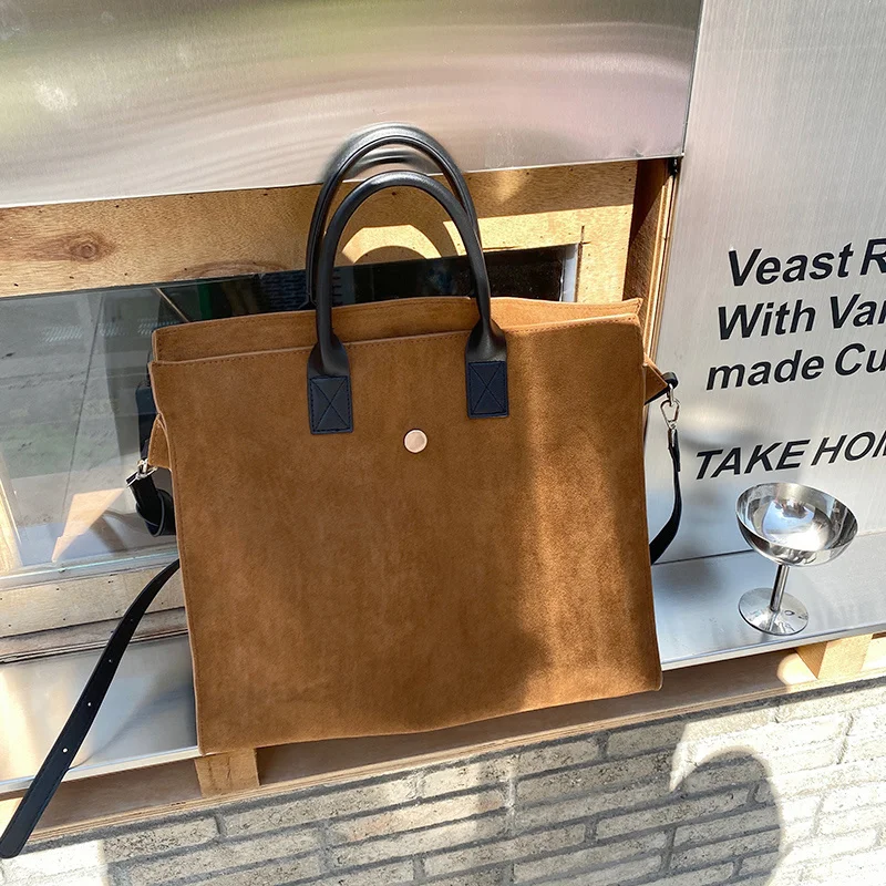 

Сумка на плечо женская из матовой кожи, дизайнерский саквояж, Модный повседневный вместительный тоут, 2022