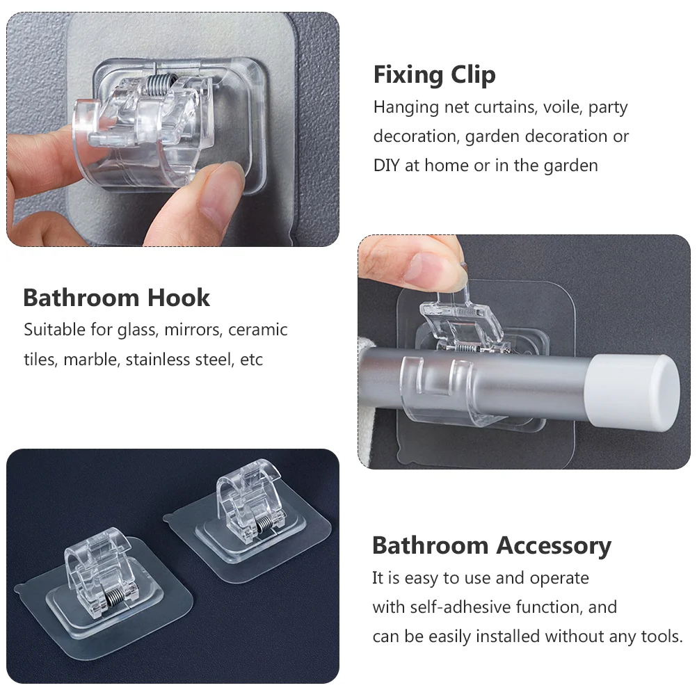 4 шт. подвесной стержень в японском стиле зажим крючки для штор вешалка пружинный